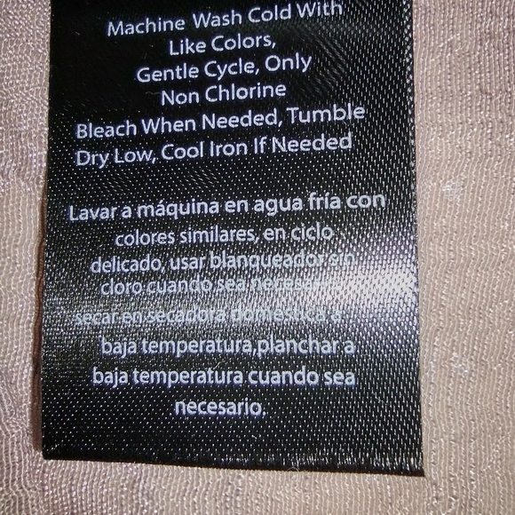 Harvé Benard 1X Mauve Rose Gold Dot Gauzy Top - Picture 11 of 11